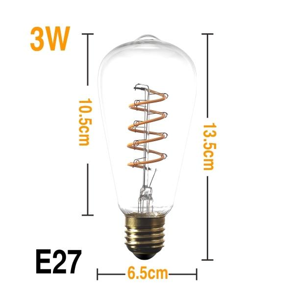 Jax - Classic Vintage LED Light Bulb